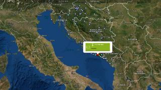 Хърватия се разлюля посред нощ