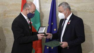 Валери Симеонов с награда от българската общност в Унгария