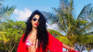 Плеймейтката Биляна Иванова с голи СНИМКИ 18+ от Малдивите
