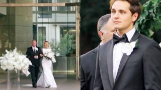 Емоционалната реакция на младоженец към булката трогна мрежата ВИДЕО