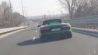Баровец с Audi R8 Spyder взриви хейтърите в Бургас СНИМКИ