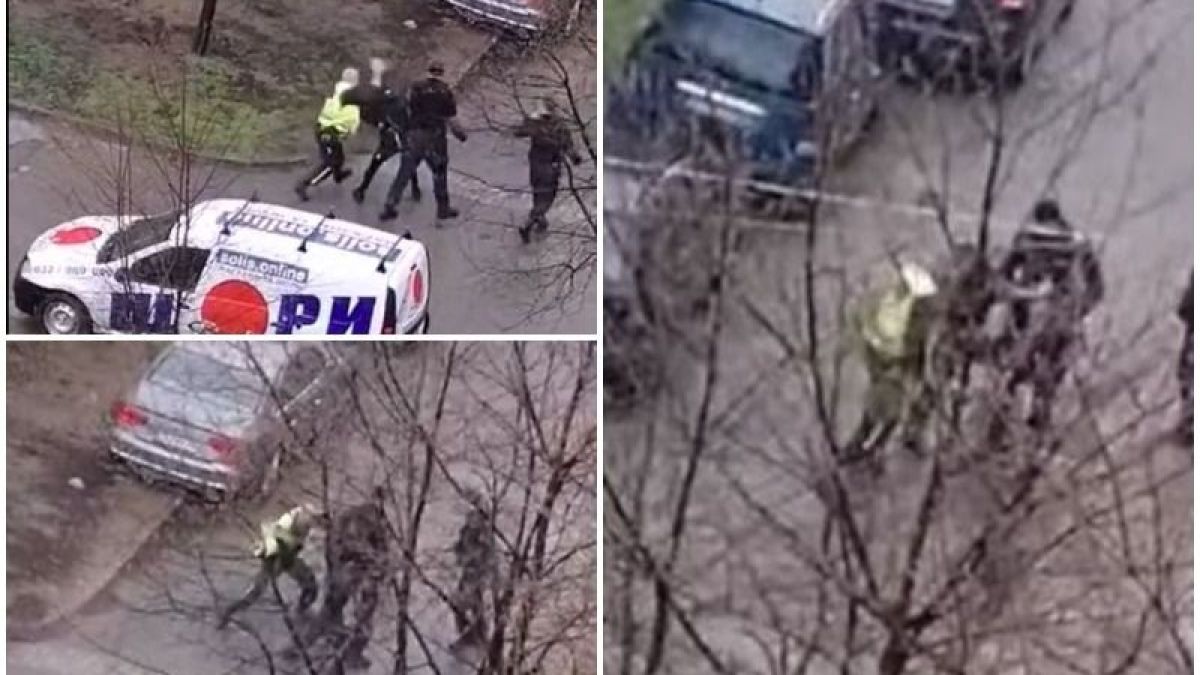 Уволняват полицаи, заловили със стрелба и бой дрогирания идиот, народът ги защитава ВИДЕО