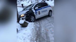 18-г. джигит помля патрулка и рани млада полицайка край Берковица  