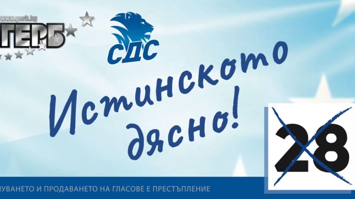 Вижте синия отбор на СДС за изборите