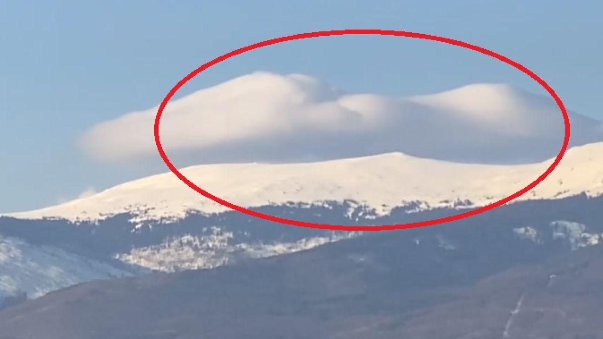 Неочаквано явление! Над Витоша се появи.... ВИДЕО