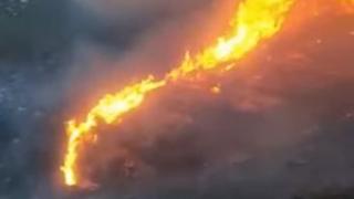 Извънредна ситуация на гръцки остров, тече евакуация ВИДЕО 