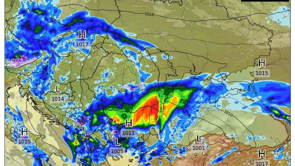 Синоптици показаха опасна стихия, нахлуваща над България до часове КАРТИ