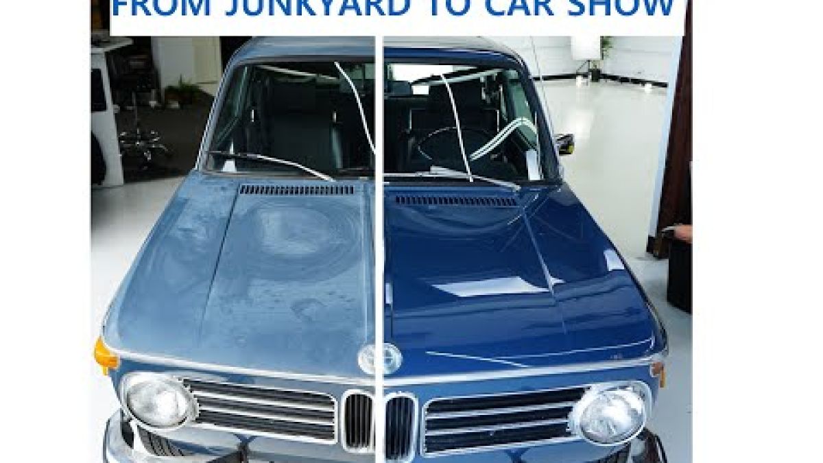 Измиха древно BMW 2002 до уникално състояние в 7 стъпки ВИДЕО 