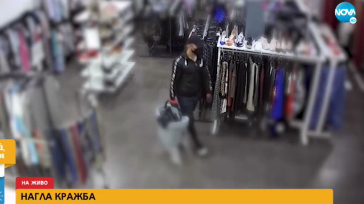 Маскиран обра магазин в София