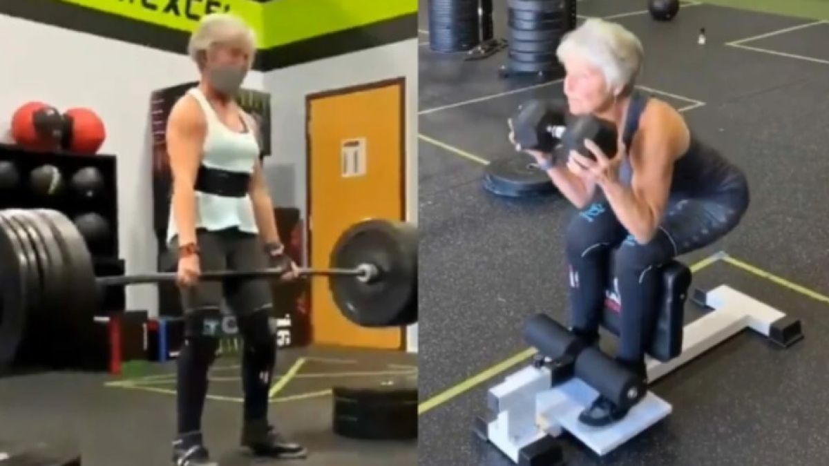 Истина е! 71-г. баба вдига 250 кила от лежанка ВИДЕО
