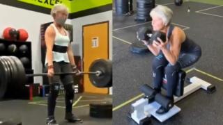 Истина е! 71-г. баба вдига 250 кила от лежанка ВИДЕО