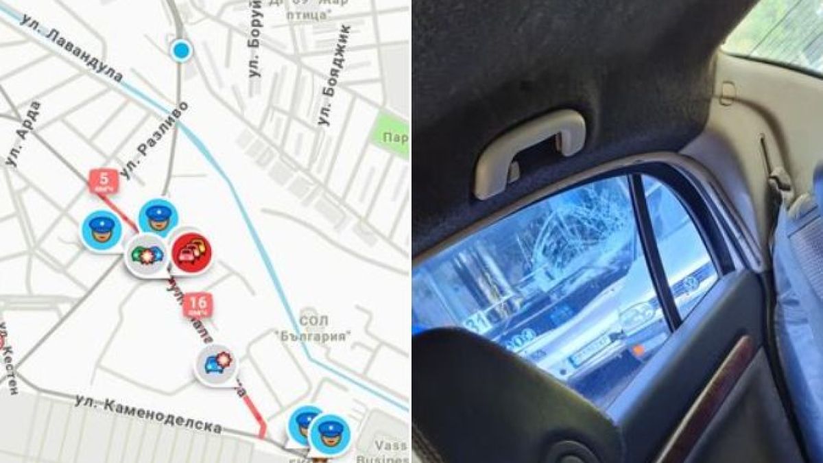 Първи СНИМКИ от мелето с автобус и 7 коли в София