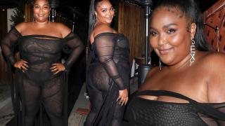 Пищна певица се разходи в прозрачен тоалет и бе оплюта в мрежата СНИМКИ 18+