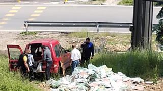 Патрулка подмина свинщина на мъже на бул."България" ВИДЕО 