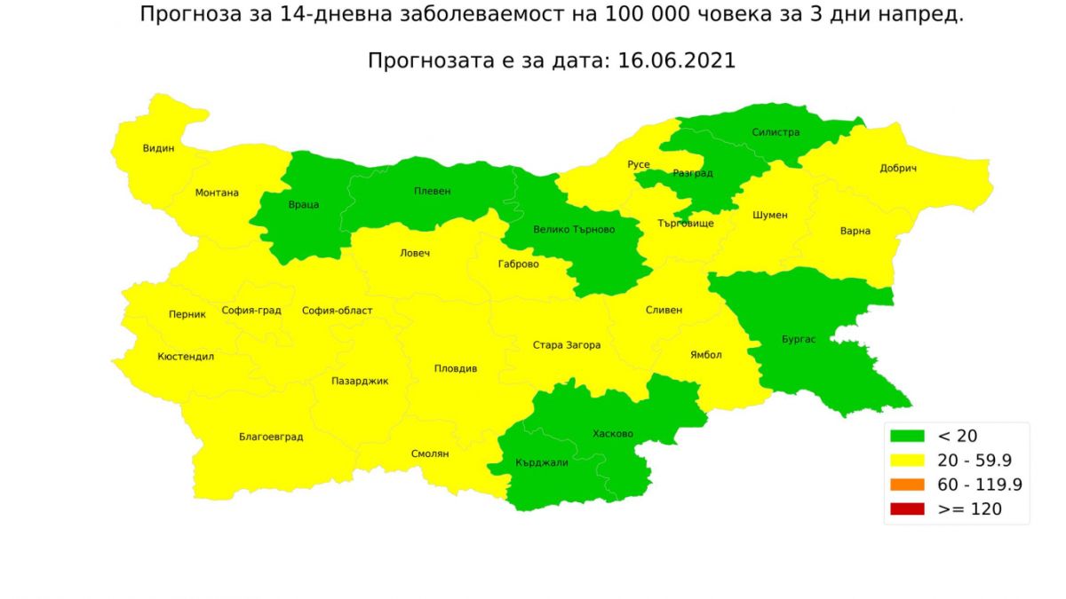 Проф. Витанов посочи най-безопасните К-19 места в България на тази КАРТА