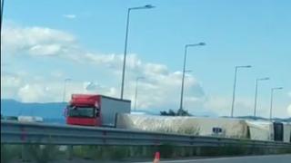Извънредна ситуация на Северната тангента в София ВИДЕО