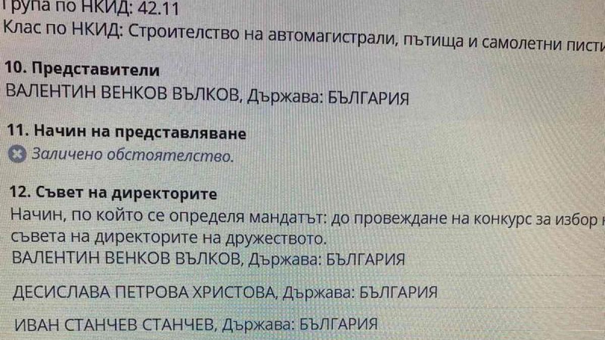 „Автомагистрали“ вече е с ново ръководство