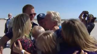Ричард Брансън излетя в Космоса ВИДЕО 