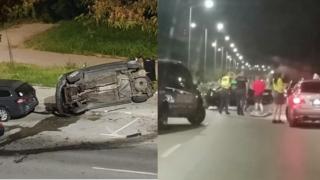 Пишлигар с БМВ сътвори верижно меле със 7 коли във Варна СНИМКИ