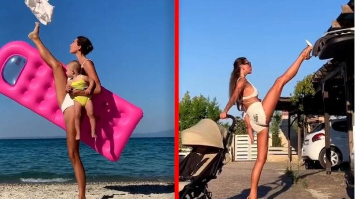 Секси рускиня с безбожно дълги крака взриви мрежата ВИДЕО 