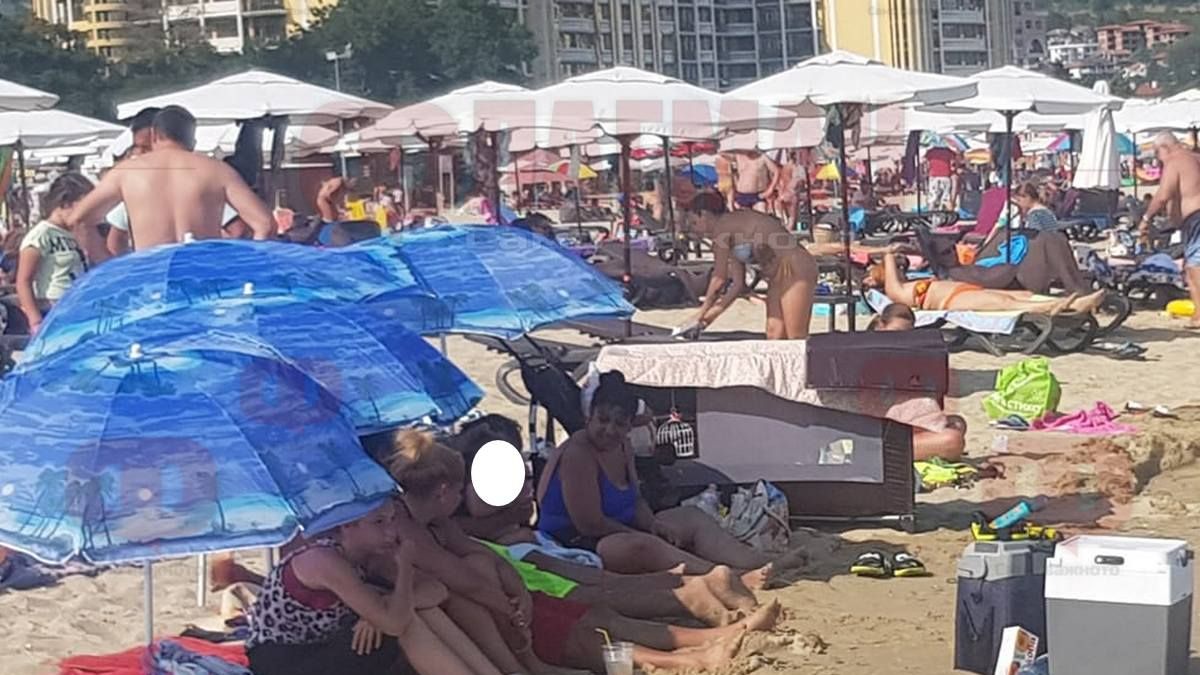Поредна селяния на плажа в Слънчев бряг