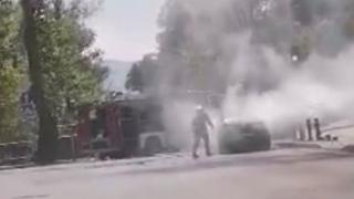 Огнен ад в центъра на Пловдив, отцепиха района ВИДЕО