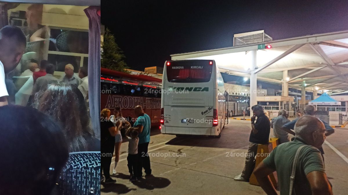 Брутална агресия между шофьори на автобуси на границата ококори пътниците 