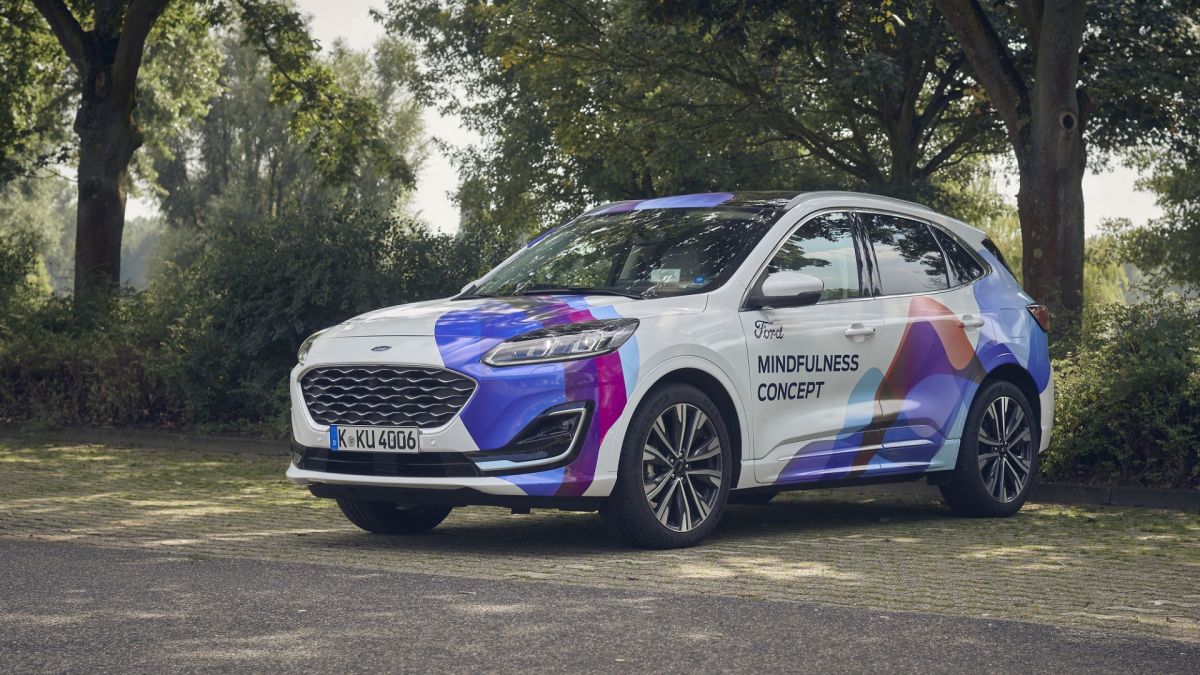Концептуалният модел на Ford Mindfulness показва защо най-доброто място за избягване на ежедневния стрес може да бъде зад волана