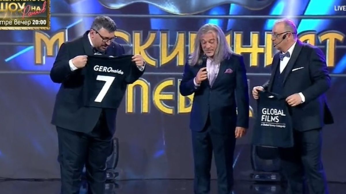 Халваджиян захапа Краси Радков на старта на "Маскираният певец"