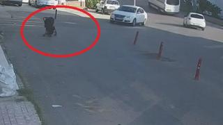 Станалото с количка с бебе изправи косите на всички ВИДЕО