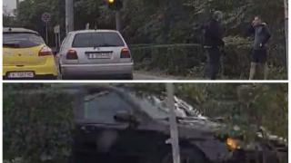 Сблъсък между черен ровър и фолксваген затапи важен булевард в Бургас ВИДЕО