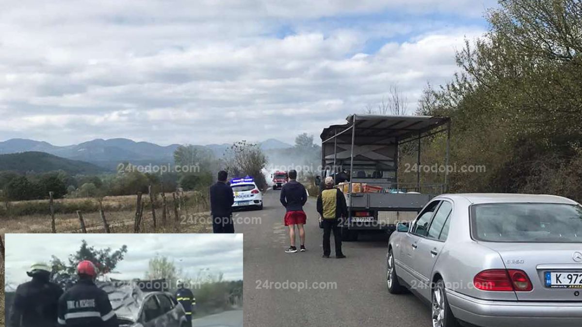 Огнен ад на пътя край Джебел ВИДЕО