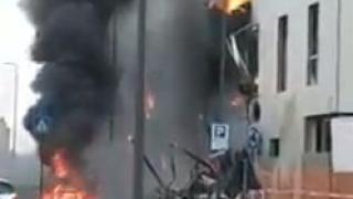 Извънредно! Самолет се разби в сграда в Милано, има много загинали ВИДЕО 