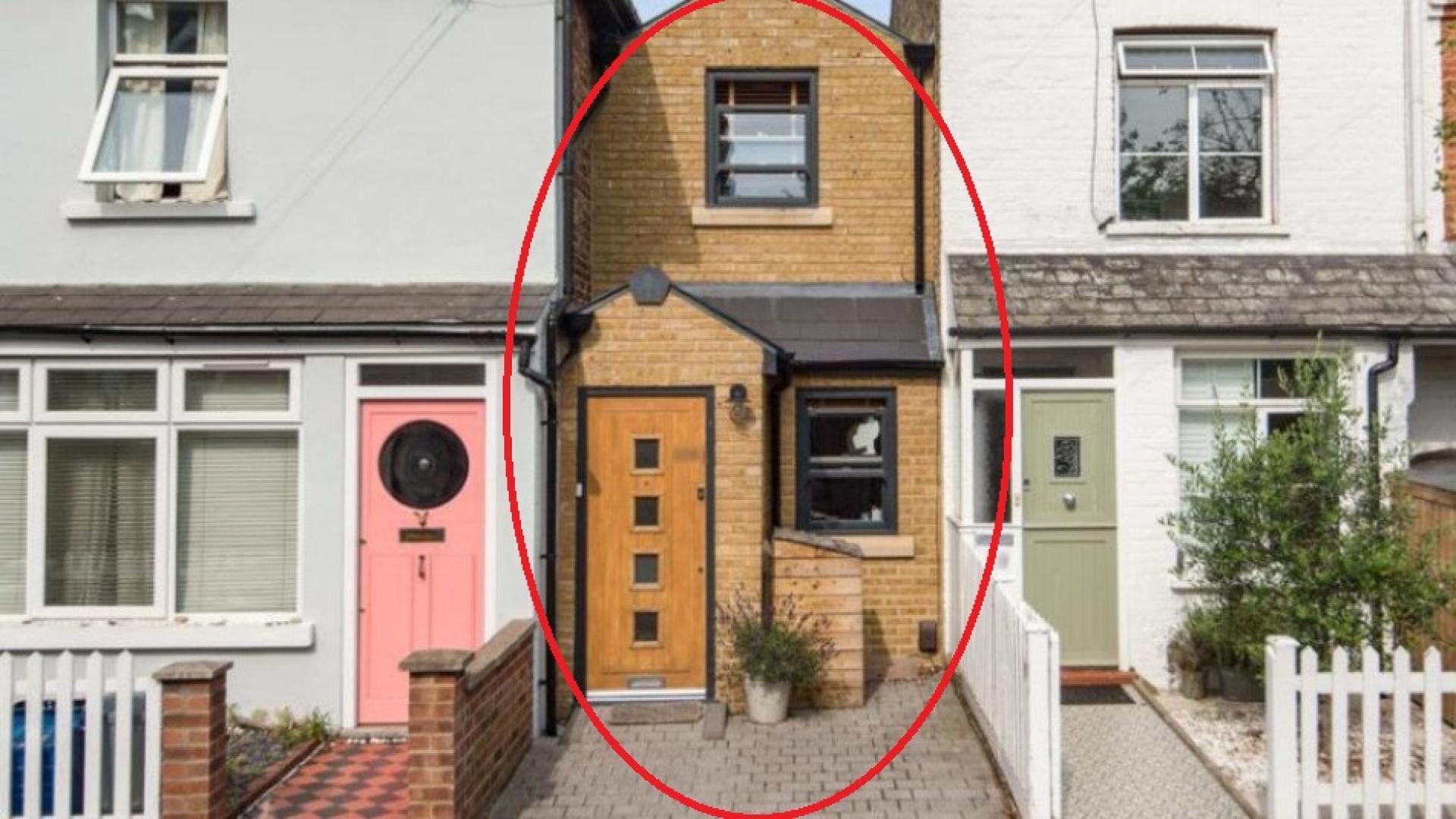 Тази къща е широка едва 2.4 метра, но надникнете ли вътре...