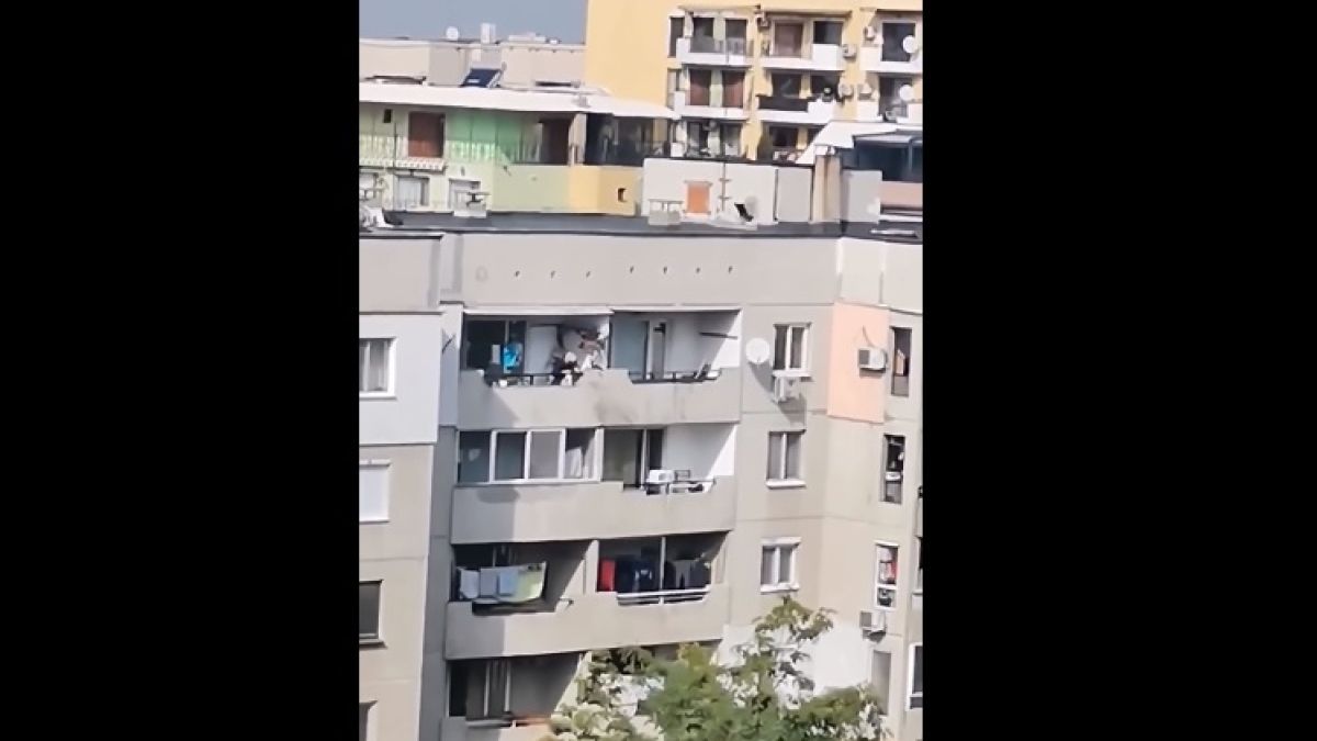 Невиждан екшън! Teжки псувни и клетви събудиха квартал в Пловдив, а после... ВИДЕО