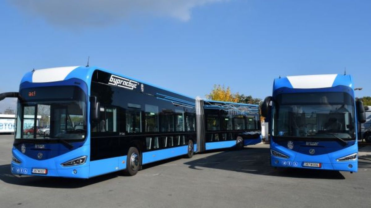 Представиха първите нови електрически автобуси на Бургас