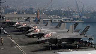 Британски изтребител F-35 се разби в Средиземно море 