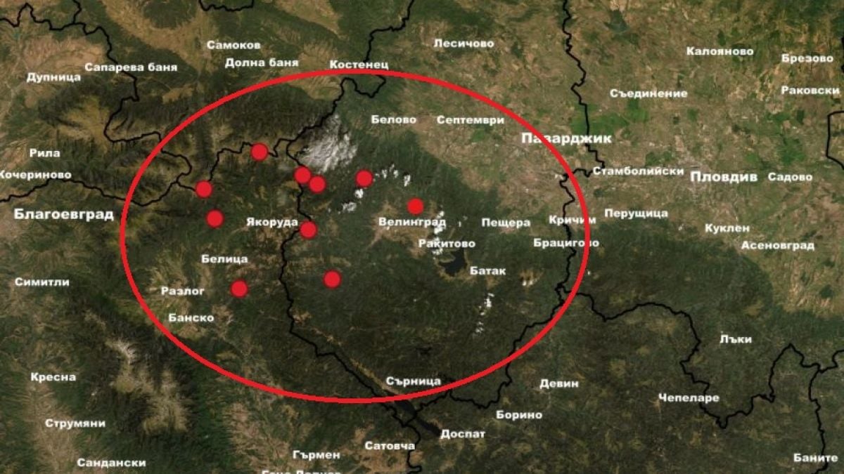 Какво се случва? 15 земетресения разтърсиха Велинград