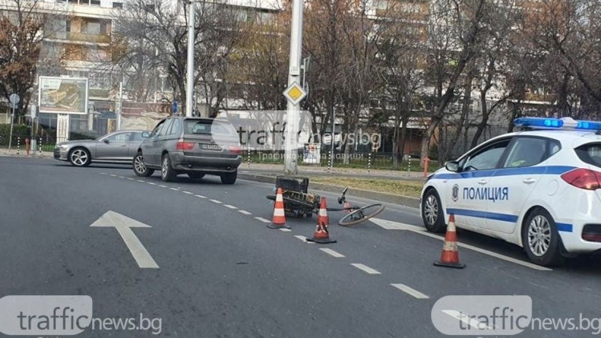 Комшарен инцидент с колоездач в Пловдив
