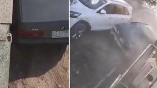 Не сте виждали толкова брутално наказание заради неправилно паркиране ВИДЕО
