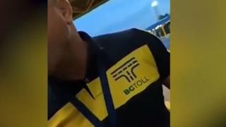 Скандал! Служител на БГ тол крещи на молдовец: Маймуно, плащай! ВИДЕО