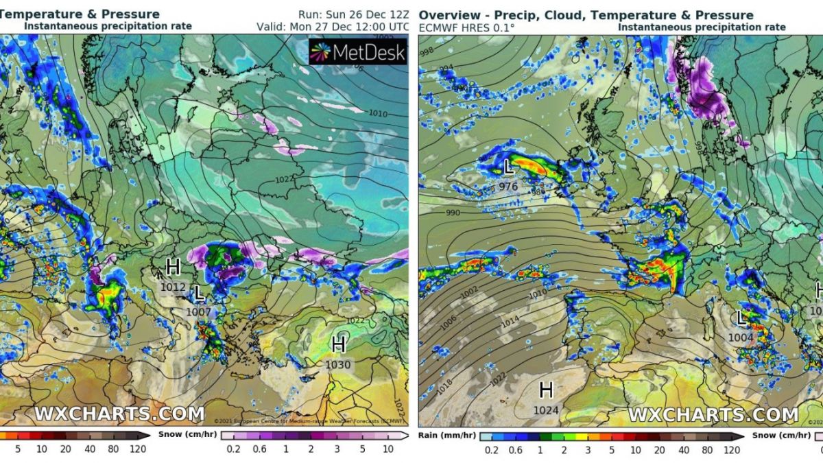 Meteo Balkans обяви какво време ни чака по дни до Нова Година и ще има ли изненади КАРТИ