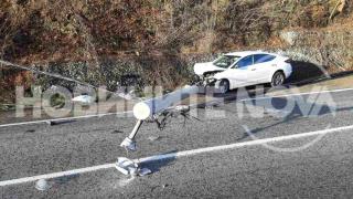 Жена пострада при катастрофа на Прохода на Републиката