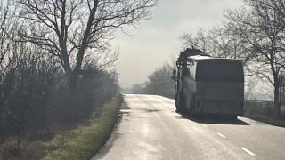 Първи СНИМКИ от кървавата катастрофа със загинал край Нова Загора