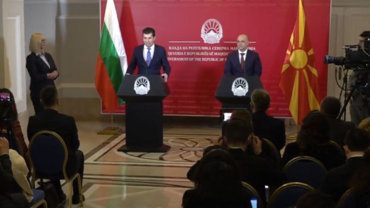 Ето какво се разбраха Кирил Петков и Димитър Ковачевски на първата си среща ВИДЕО