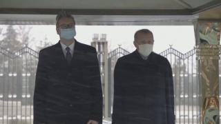 Голям конфуз с арабски привкус при визитата на Вучич в Анкара ВИДЕО