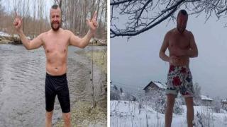 Шок в река Ерма! Коафьор се топи на -7 градуса в Българския Сибир СНИМКИ