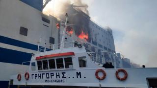 Тoва са загубите на най-голямата транспортна БГ фирма от пожара на ферибота ВИДЕО
