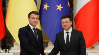 Зеленски говори с Макрон