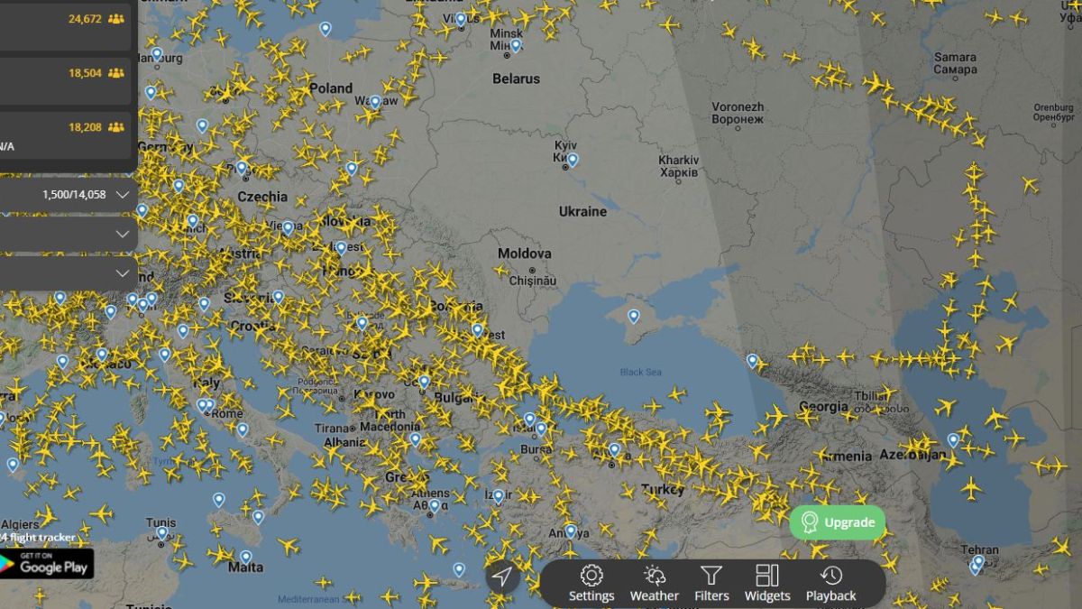 В небето над България отново е страшно след руската атака в Украйна СНИМКА